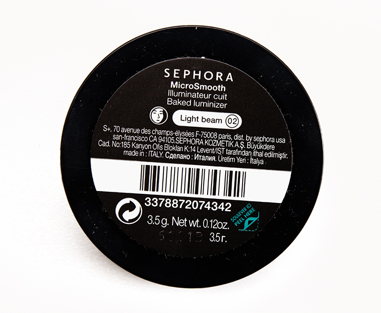 Sephora Light Beam Microsmooth Baked Luminizer