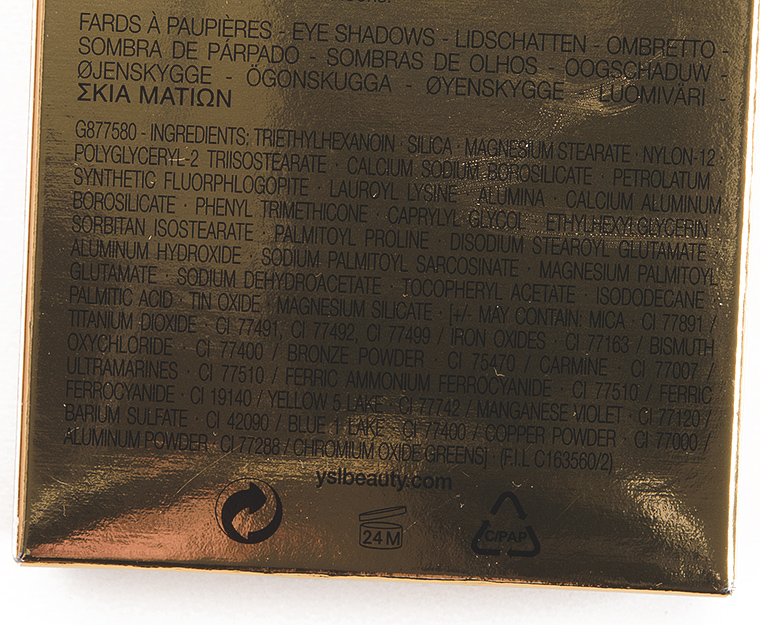 YSL Scandal Couture Palette