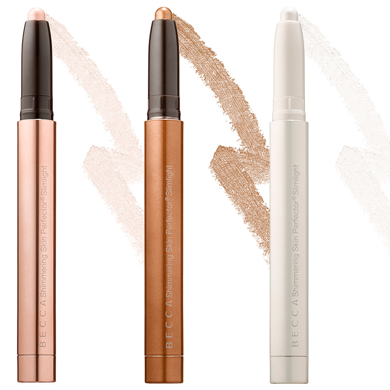 Becca Champagne Splits + Shimmering Skin Perfector Slimlights for July 2016