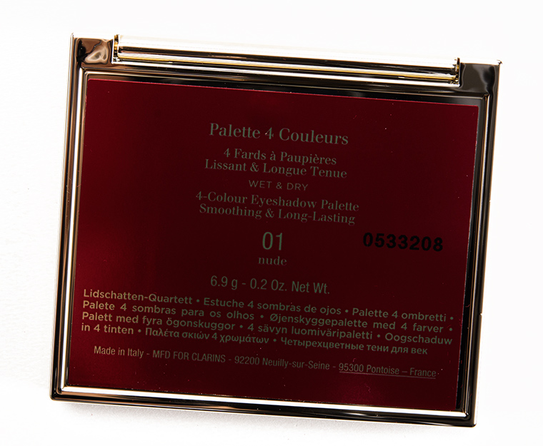 Clarins Nude (01) 4-Colour Eyeshadow Palette