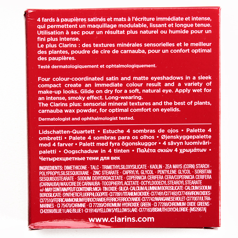 Clarins Nude (01) 4-Colour Eyeshadow Palette