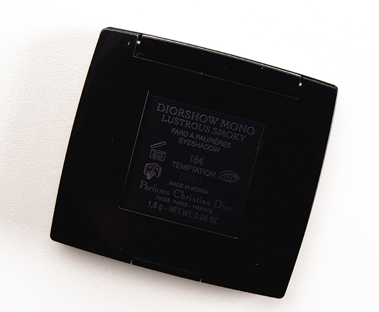 Dior Temptation (184) Diorshow Mono Lustrous Smoky Eyeshadow