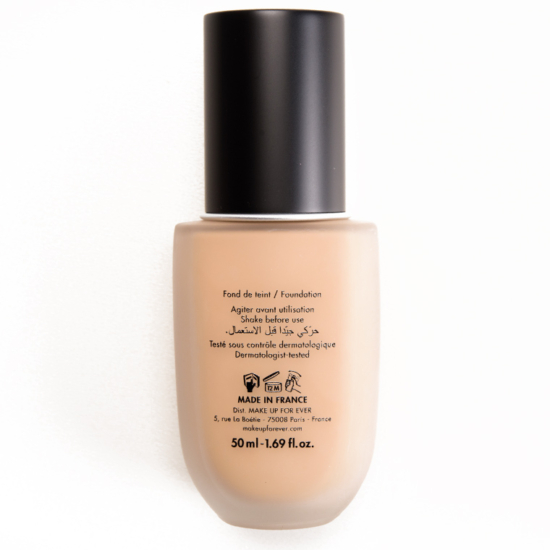 Make Up For Ever Y305 Water Blend Foundation Review & Swatches