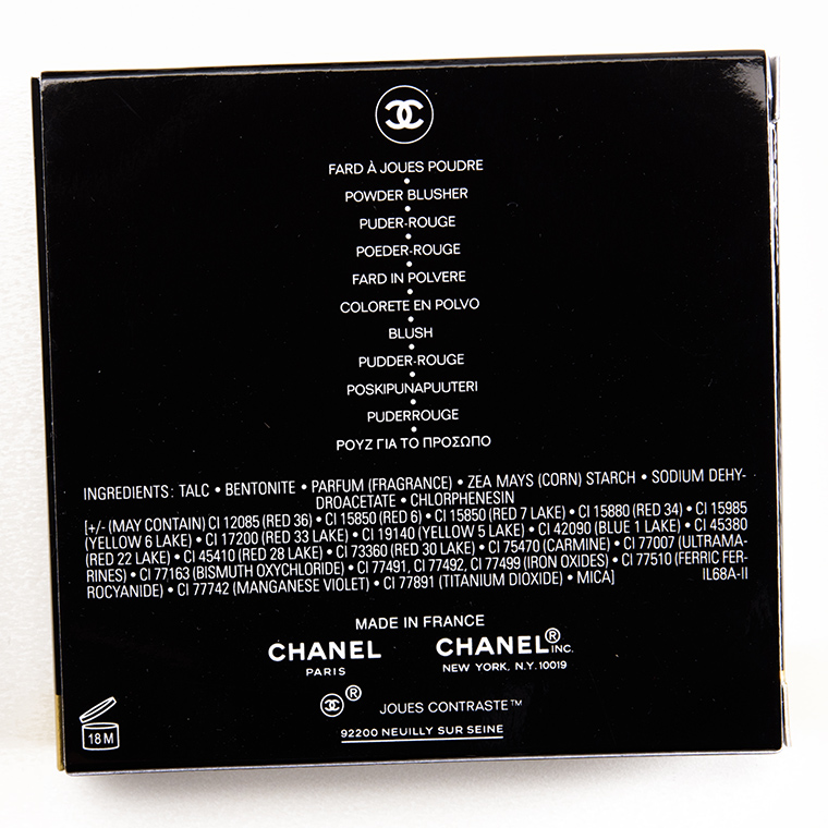 Chanel Rose Glacier (170) Joues Contraste Blush