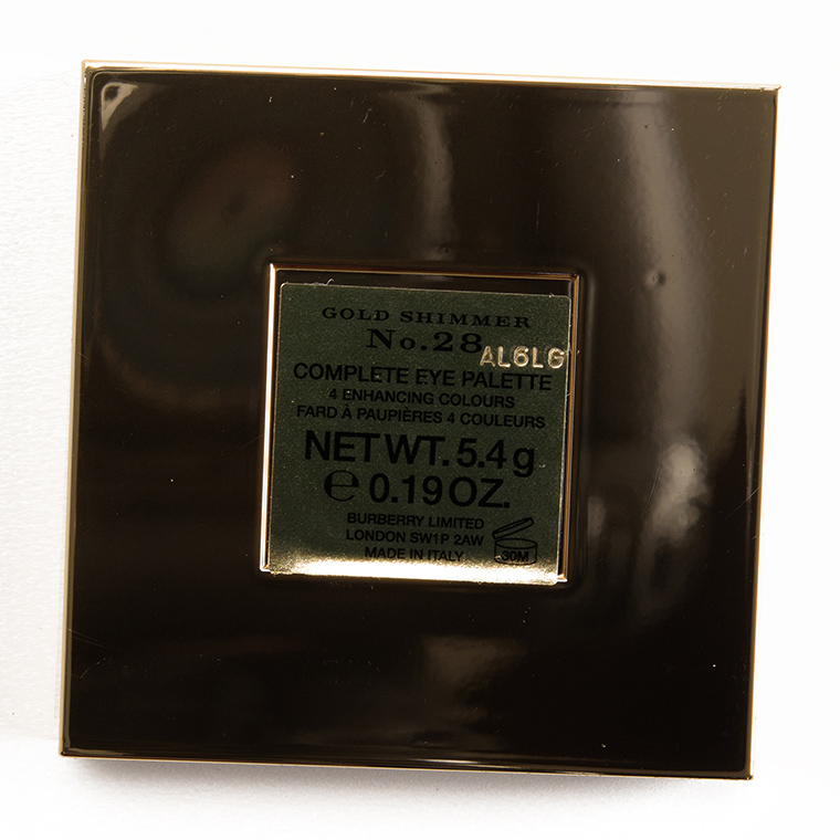 Burberry Gold Shimmer No. 28 Complete Eye Palette