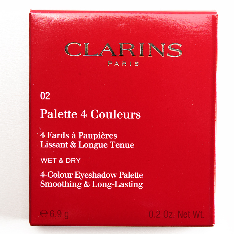 Clarins Rosewood (02) 4-Colour Eyeshadow Palette