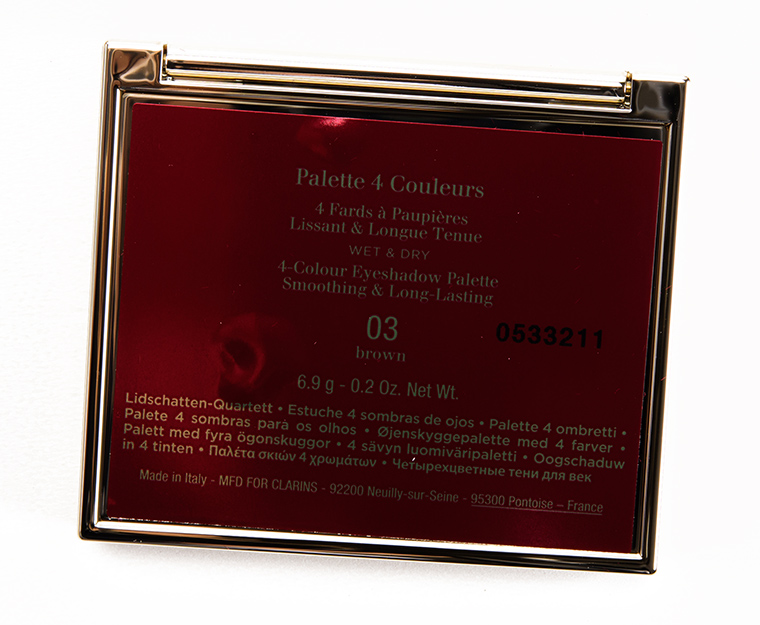 Clarins Brown (03) 4-Colour Eyeshadow Palette