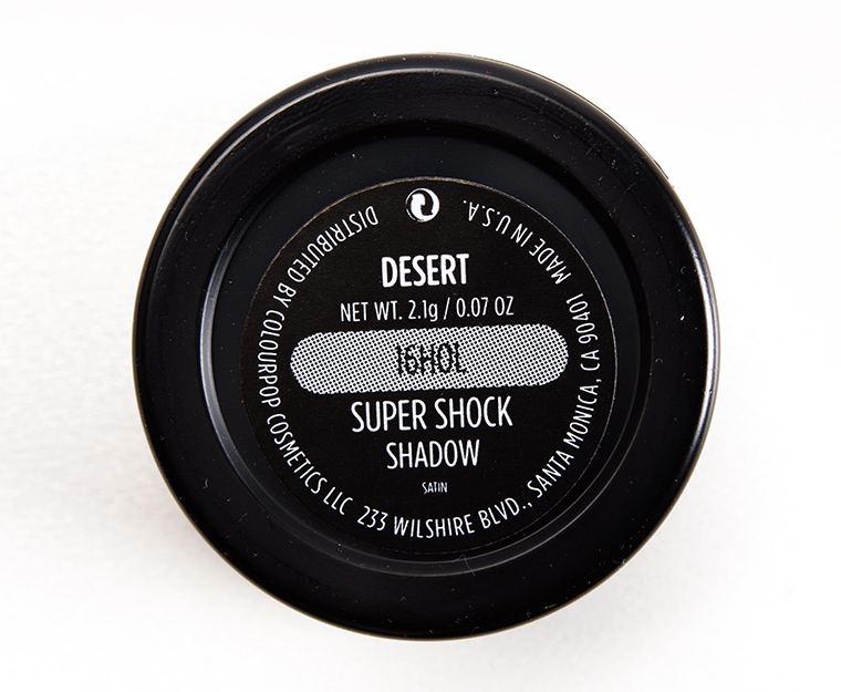 ColourPop Desert Super Shock Shadow