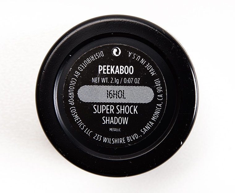 ColourPop Peekaboo Super Shock Shadow