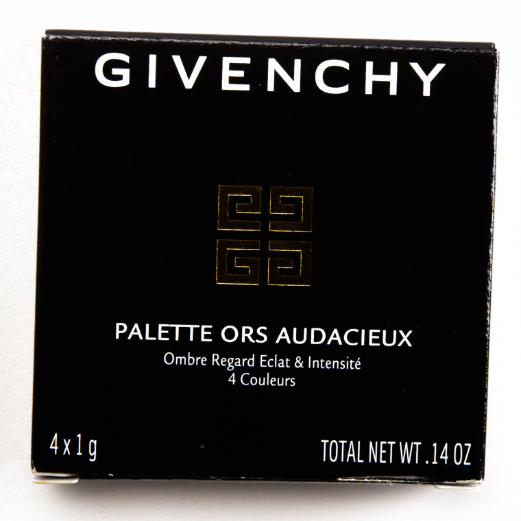 Givenchy Palette Ors Audacieux Holiday 2016 Quartet