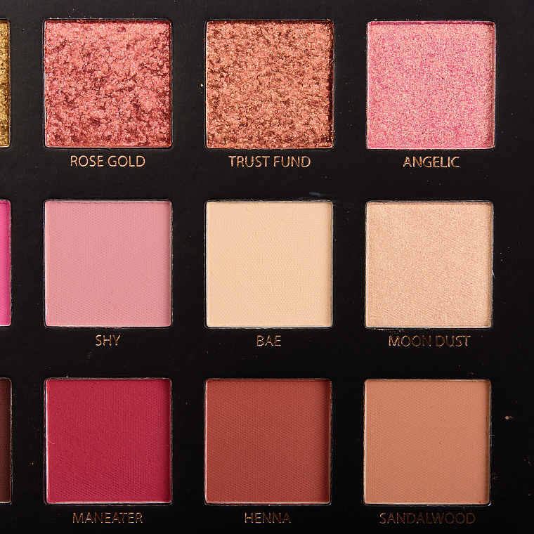 Huda Beauty Rose Gold Textured  Shadows Palette