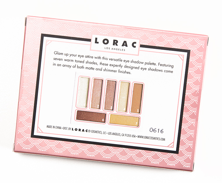 LORAC Black Tie Attire Black Friday 2016 Eyeshadow Palette