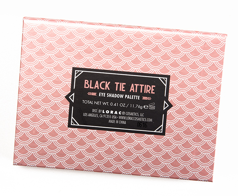 LORAC Black Tie Attire Black Friday 2016 Eyeshadow Palette