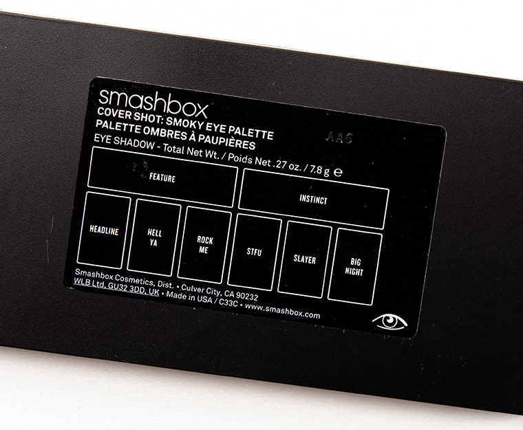 Smashbox Smoky Cover Shot Eye Palette
