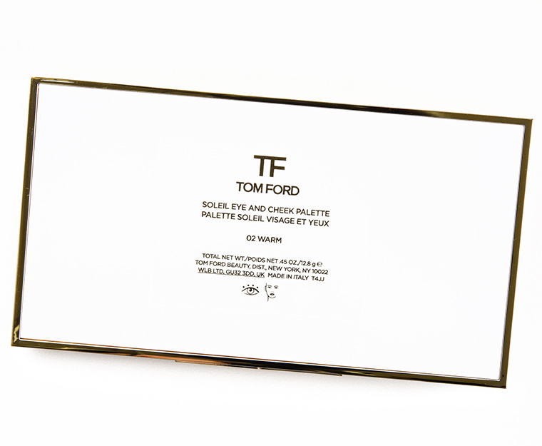 Tom Ford Beauty Warm (02) Soleil Eye & Cheek Palette