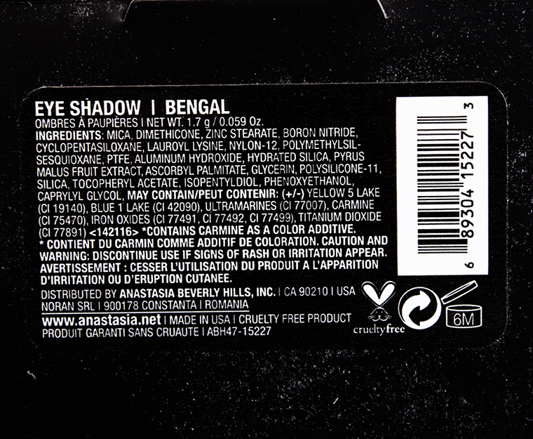 Anastasia Bengal Eyeshadow
