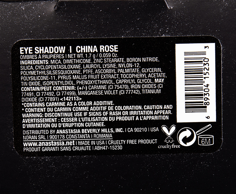 Anastasia China Rose Eyeshadow