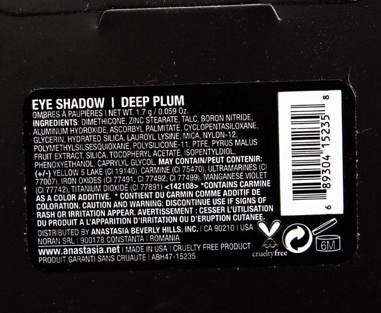 Anastasia Deep Plum Eyeshadow