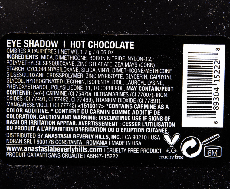 Anastasia Hot Chocolate Eyeshadow