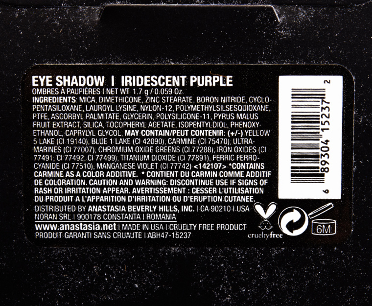 Anastasia Iridescent Purple Eyeshadow