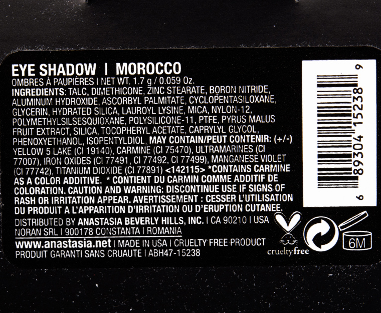 Anastasia Morocco Eyeshadow