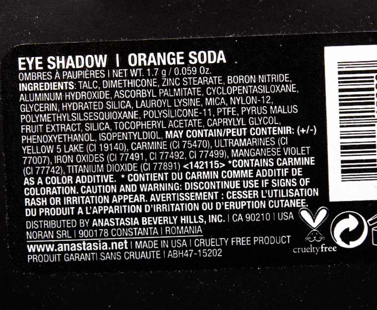 Anastasia Orange Soda Eyeshadow