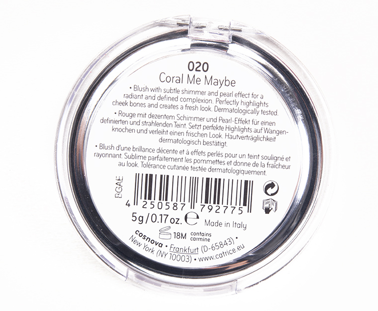 Catrice Coral Me Maybe Illuminating Blush