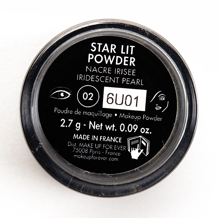 Make Up For Ever 2 Frozen Gold Star Lit Powder
