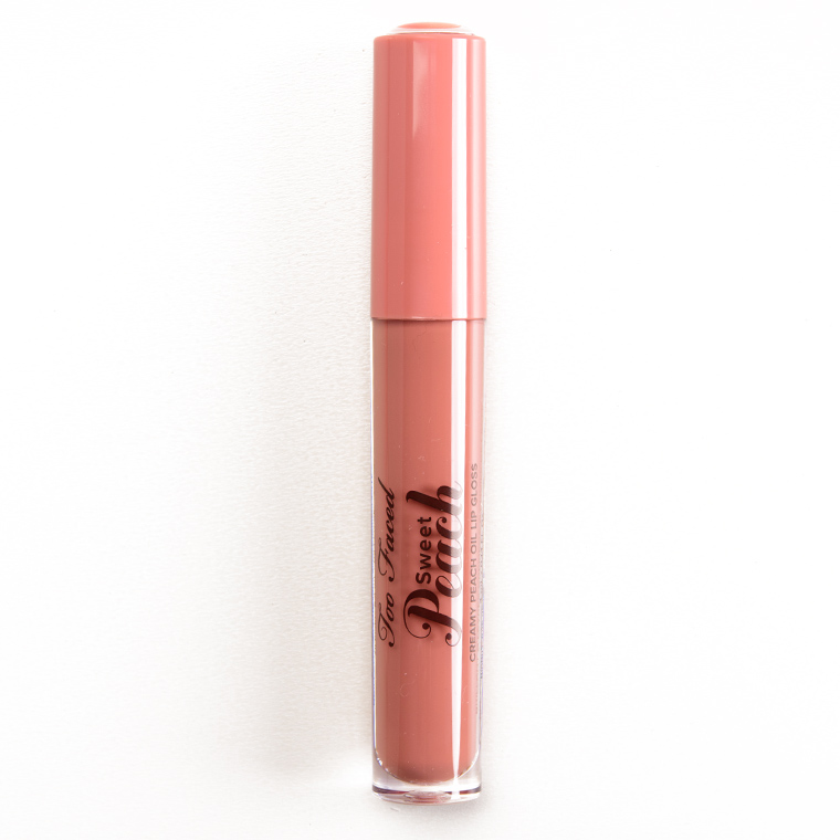 Too Faced Papa Don't Peach Sweet Peach Creamy Peach Oil Lip Gloss