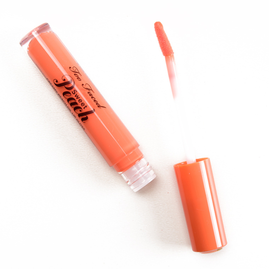 Too Faced Poppin' Peach Sweet Peach Creamy Peach Oil Lip Gloss