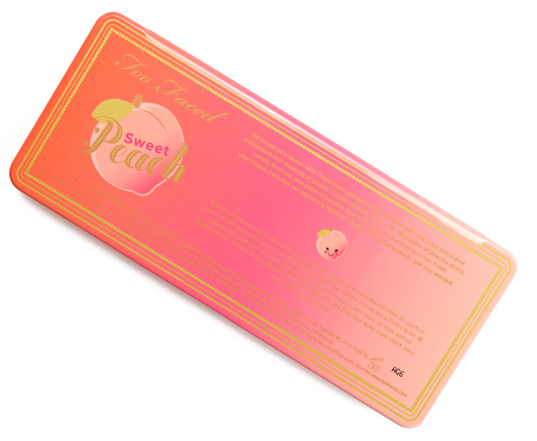 Too Faced Sweet Peach Summer 2016 Eyeshadow Palette