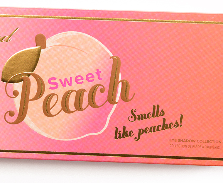 Too Faced Sweet Peach Summer 2016 Eyeshadow Palette