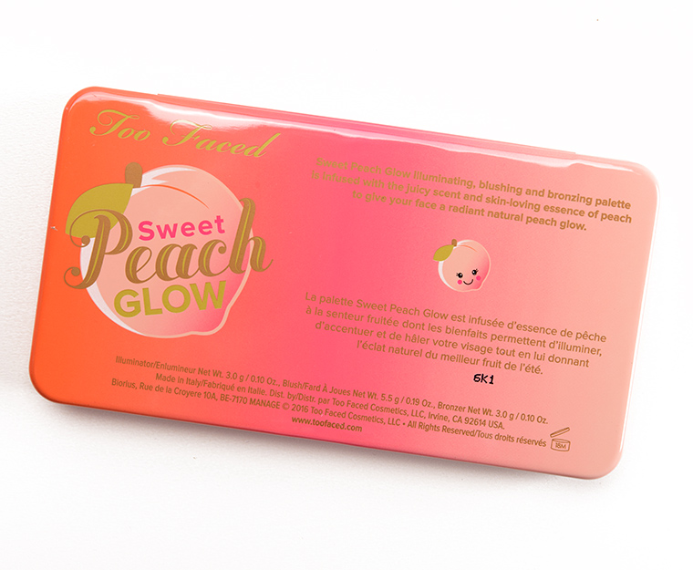 Too Faced Sweet Peach Glow Peach-Infused Highlighting Palette