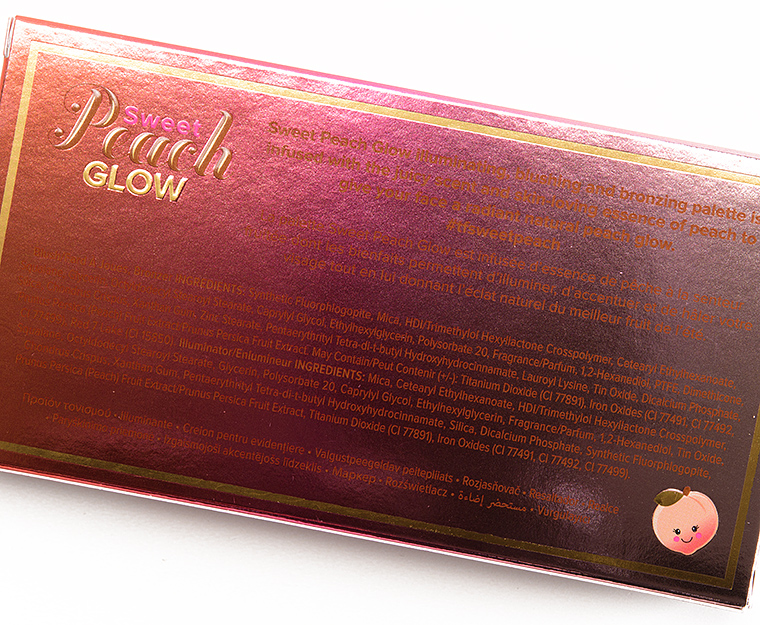 Too Faced Sweet Peach Glow Peach-Infused Highlighting Palette