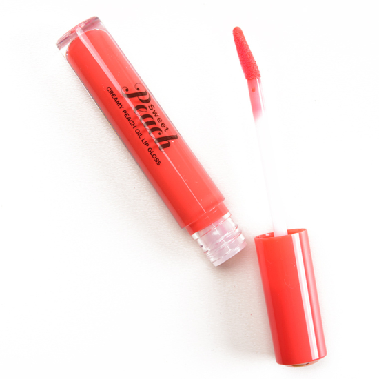 Too Faced Tickle-Me-Peach Sweet Peach Creamy Peach Oil Lip Gloss