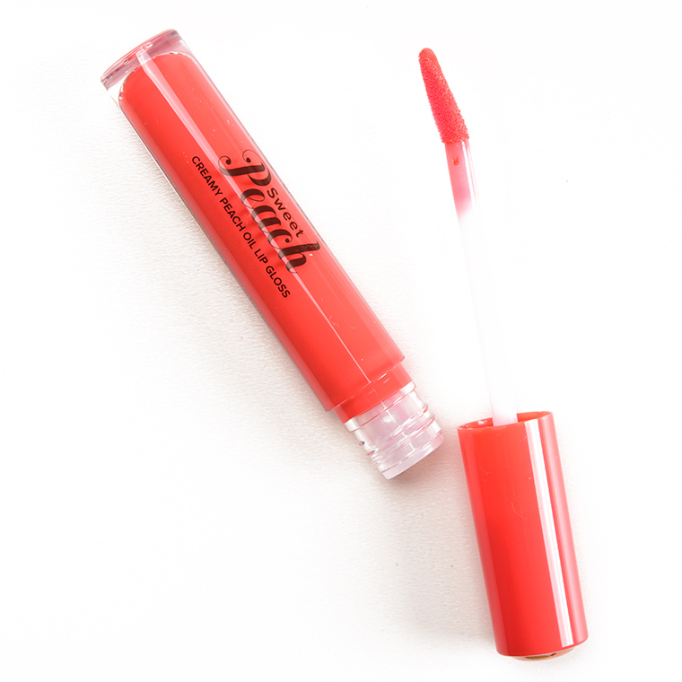 <p class="text-center">Too Faced Tickle-Me-Peach Sweet Peach Creamy Peach Oil Lip Gloss</p>