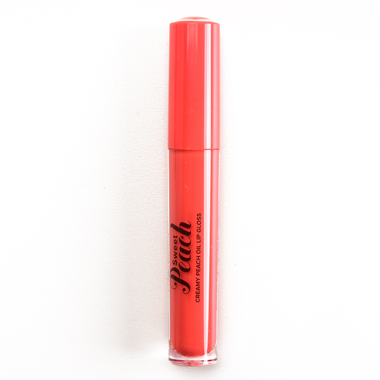 Too Faced Tickle-Me-Peach Sweet Peach Creamy Peach Oil Lip Gloss