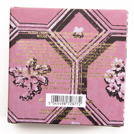 Burberry Silk and Bloom Spring 2017 Blush Palette Review & Swatches