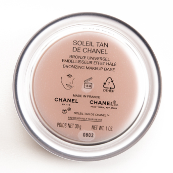 Chanel Soleil Tan de Chanel Bronzing Makeup Base Review, Photos, Swatches