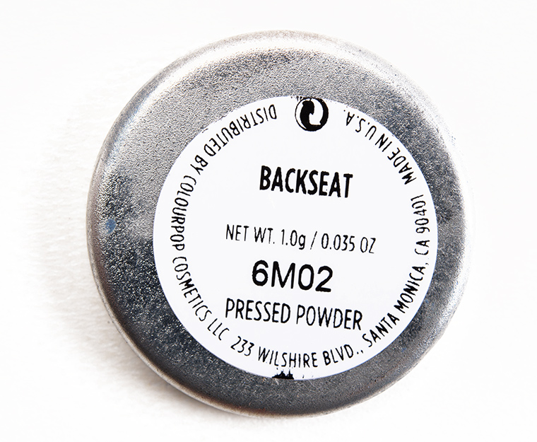 ColourPop Backseat Pressed Powder Shadow