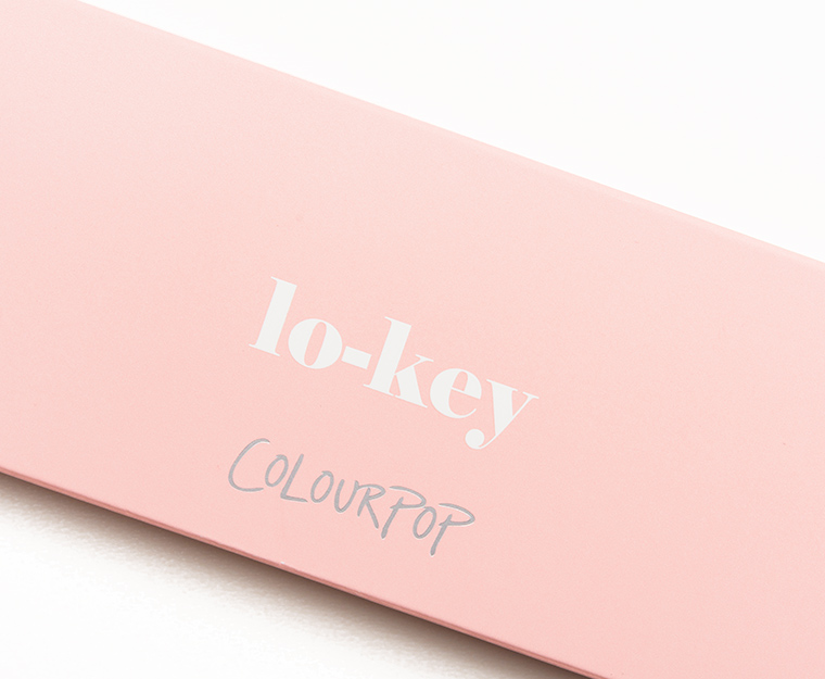 ColourPop Lo-Key 4-Pan Pressed Powder Shadow Palette