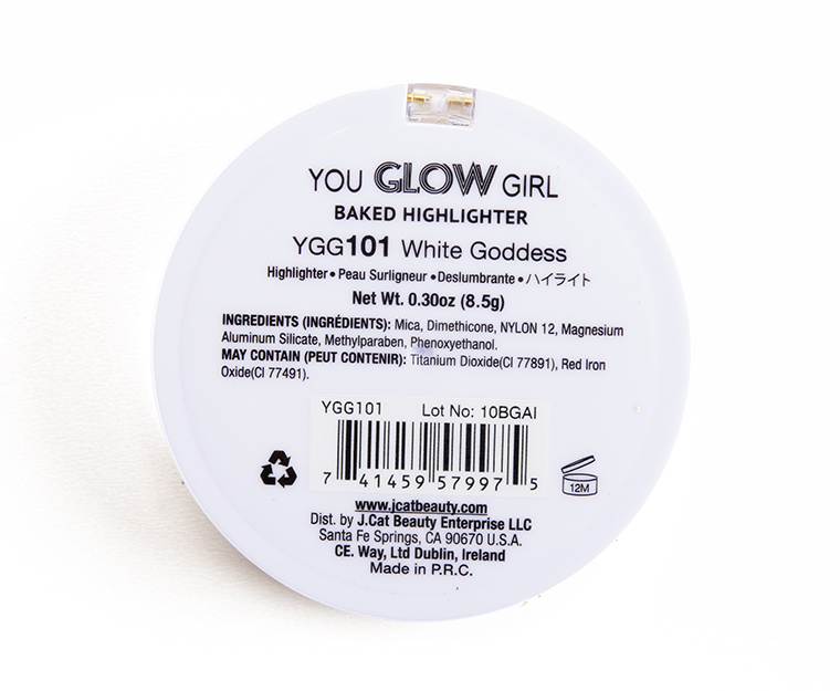 J. Cat Beauty White Goddess You Glow Girl Baked Highlighter