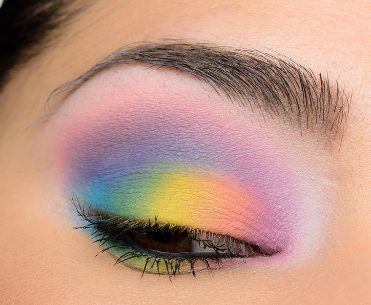 Kat Von D Pastel Goth Look over a white base | Look Breakdown