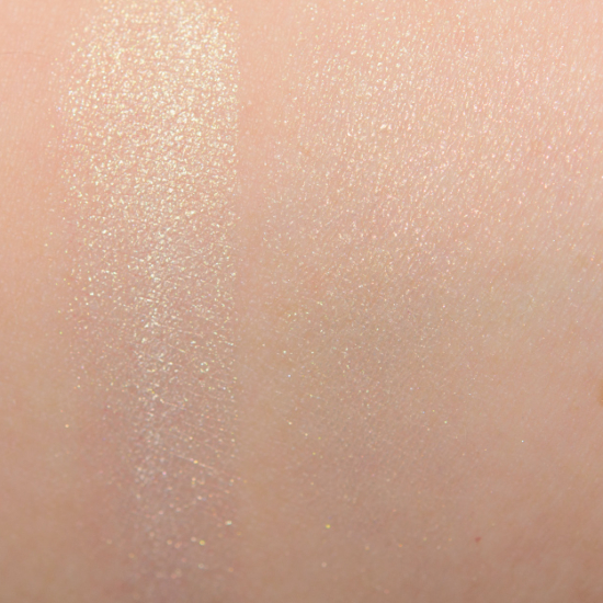 Too Faced Rosy Glow (Left) Highlighting Powder
