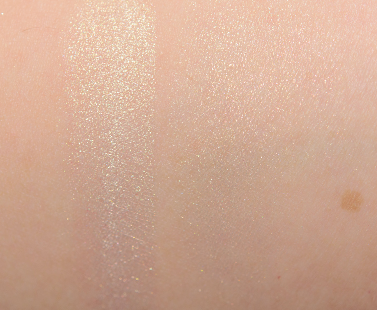 <p class="text-center">Too Faced Rosy Glow (Left) Highlighting Powder</p>