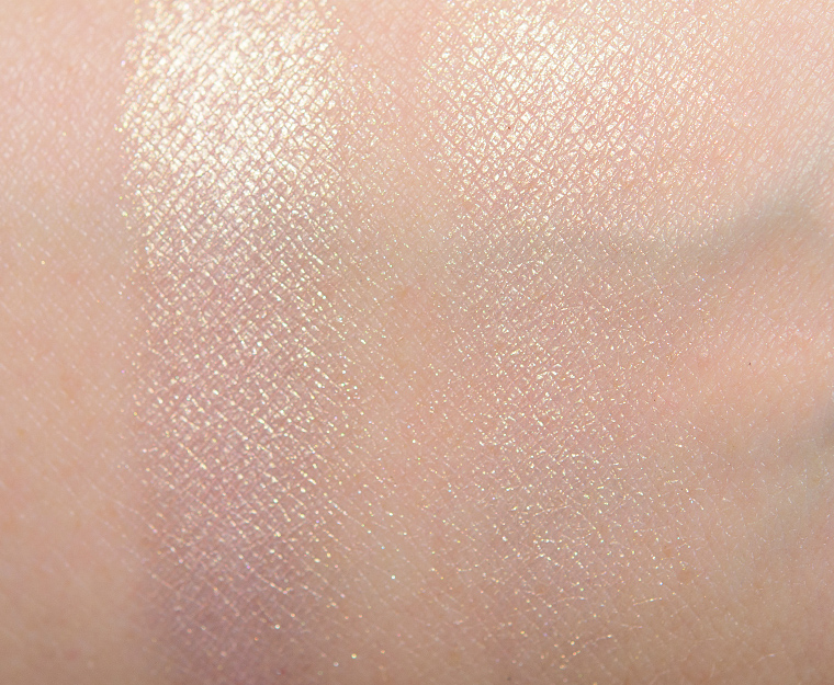 <p class="text-center">Too Faced Rosy Glow (Right) Highlighting Powder</p>