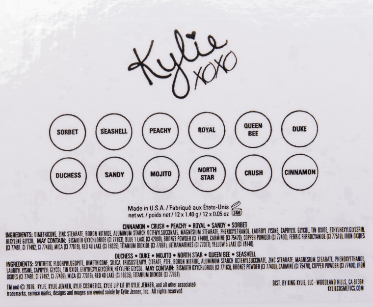 Kylie Cosmetics Royal Peach Kyshadow Eyeshadow Palette