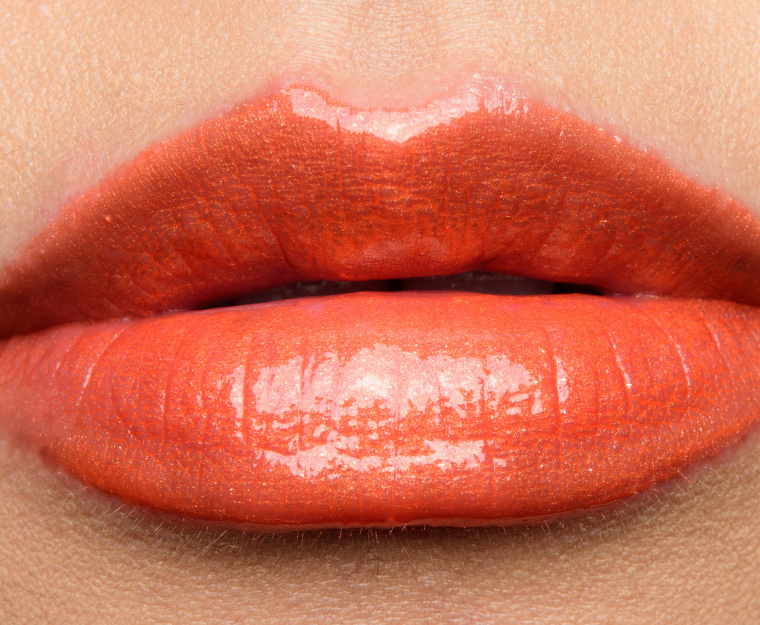 Lancome Orange Ore (03) Le Metallique Metallic Lip Lacquer