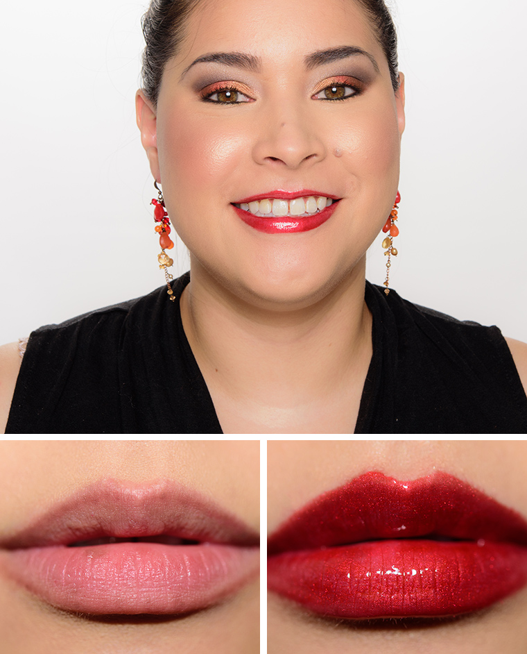 Lancome Rouge Magma (05) Le Metallique Metallic Lip Lacquer