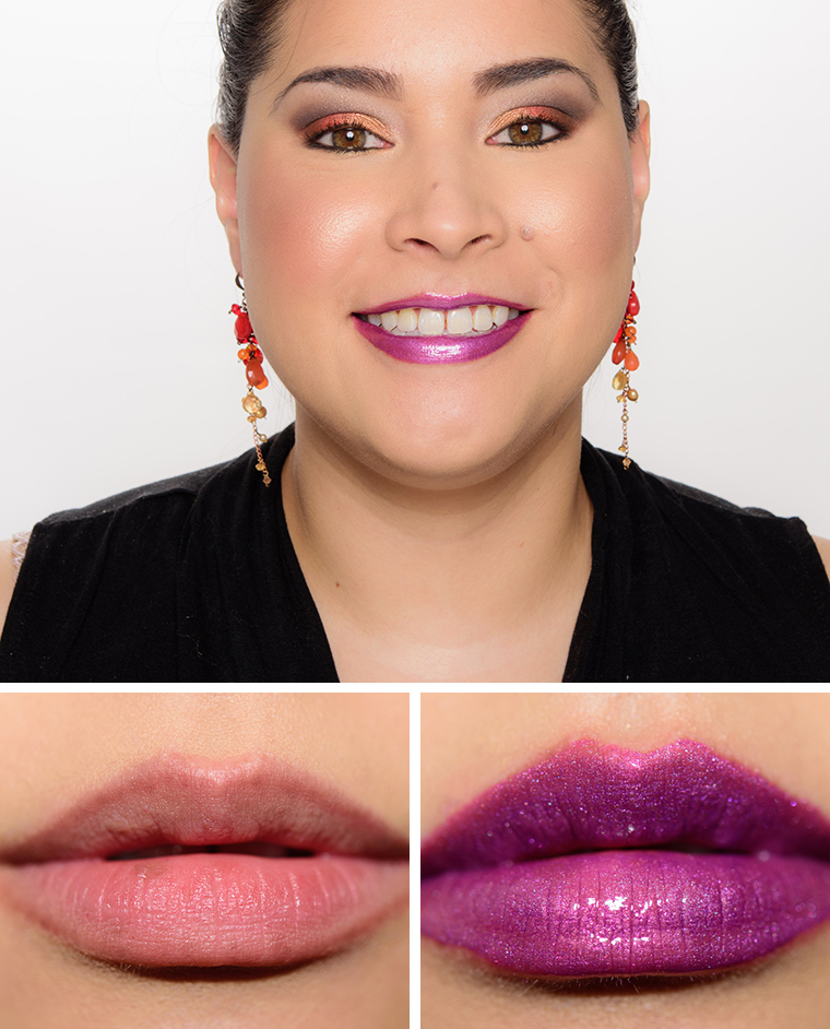 Lancome Meteoric Violet (06) Le Metallique Metallic Lip Lacquer